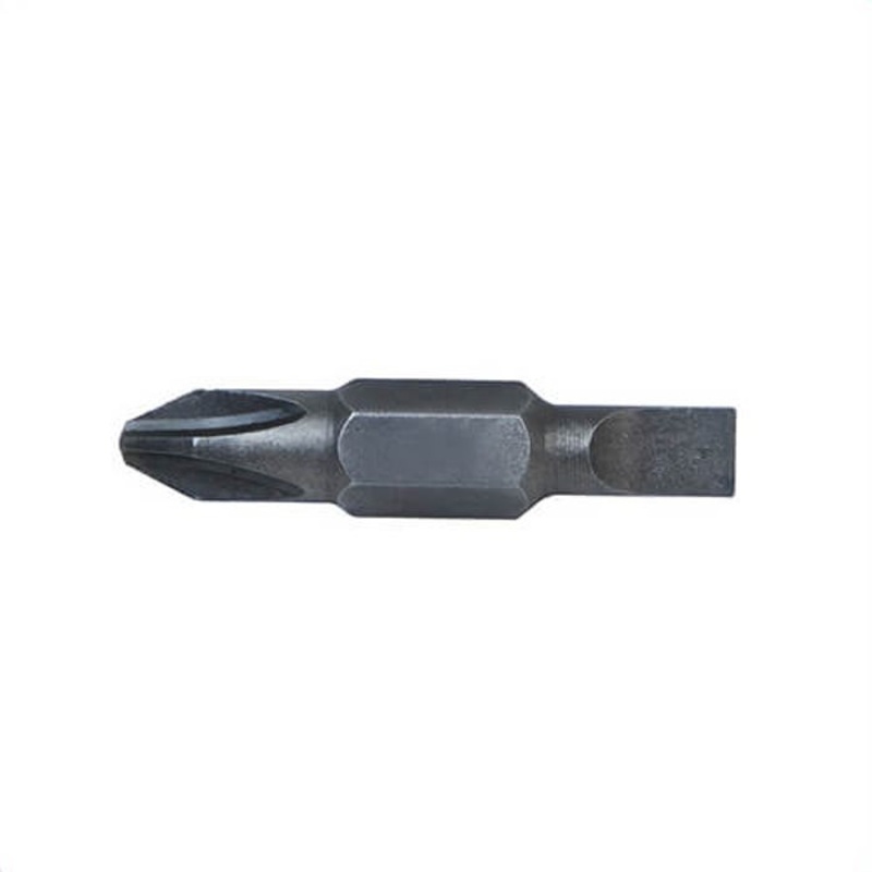 Klein 67101 Replacement Bit, Imperial, #2, 3/16 in point, Phillips/Slotted point