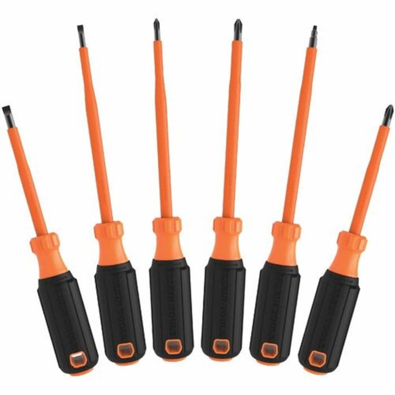 Klein 85076INS Screwdriver Set, 1000V Insulated, 6 pc