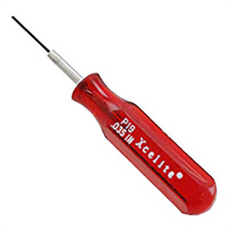 Weller Xcelite TP19N Screwdriver, Imperial, Hex Point, 0.035 in Point, 3-1/2 in OAL, Round Shank, No ESD-Safe, Torque Amplifier Handle