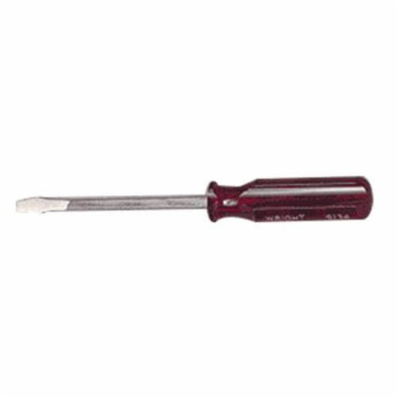 Wright 9135 Screwdriver, 3/8 in Slotted, Alloy Steel Shank