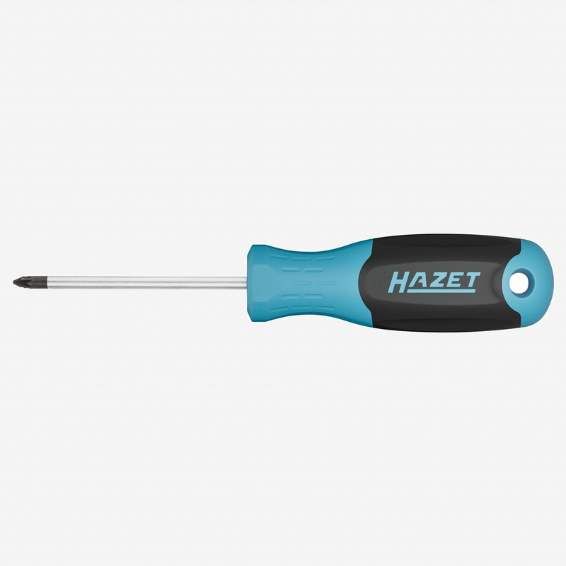 Hazet 811-PZ1 Pozidriv Screwdriver with 3K Handle, 80 mm