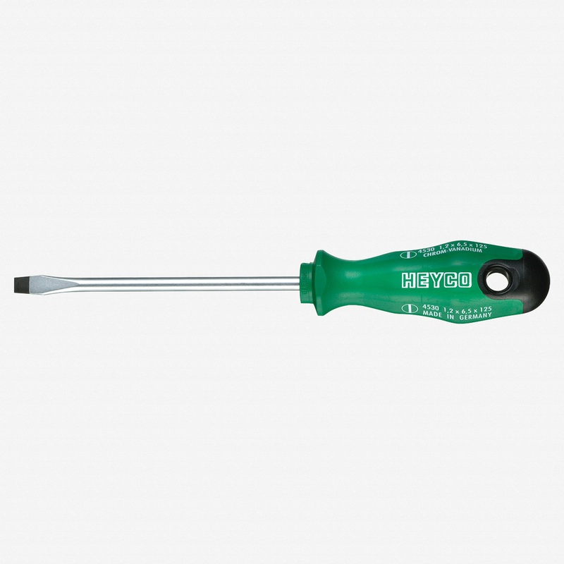 Heyco Slotted Engineers' Screwdriver with 2K Handle, 5.5mm