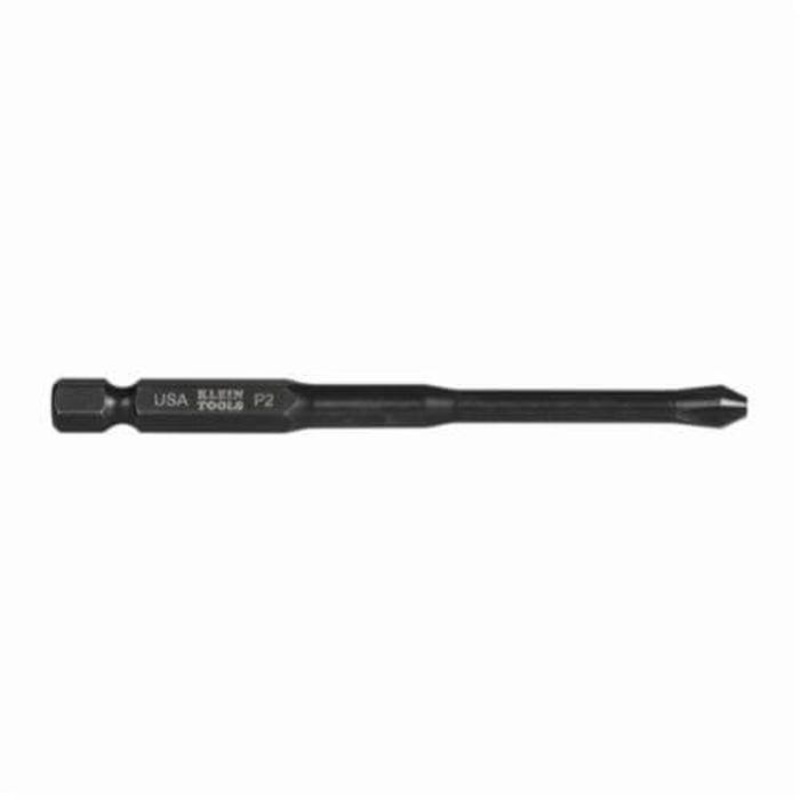 Klein PH2355 Power Driver Bit, #2 PhillipsPoint, 3-1/2 in L, Steel