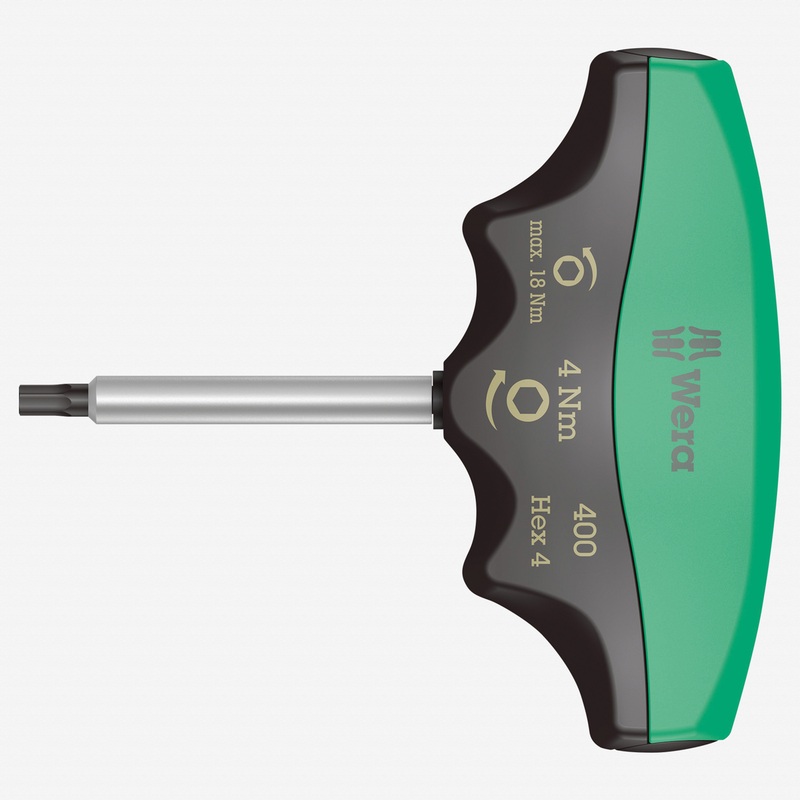 Wera 005080 4.0 Nm Fixed Torque Hex-Plus T-handle, 4.0 mm