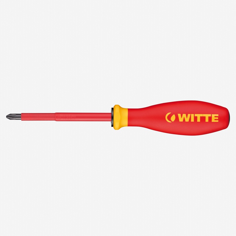 Witte Pro VDE Phillips Screwdriver, #1 x 80mm