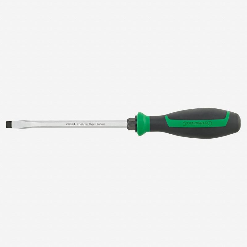 Stahlwille 4622SK Slotted Screwdriver DRALL+, 14 x 250mm with Striking Cap