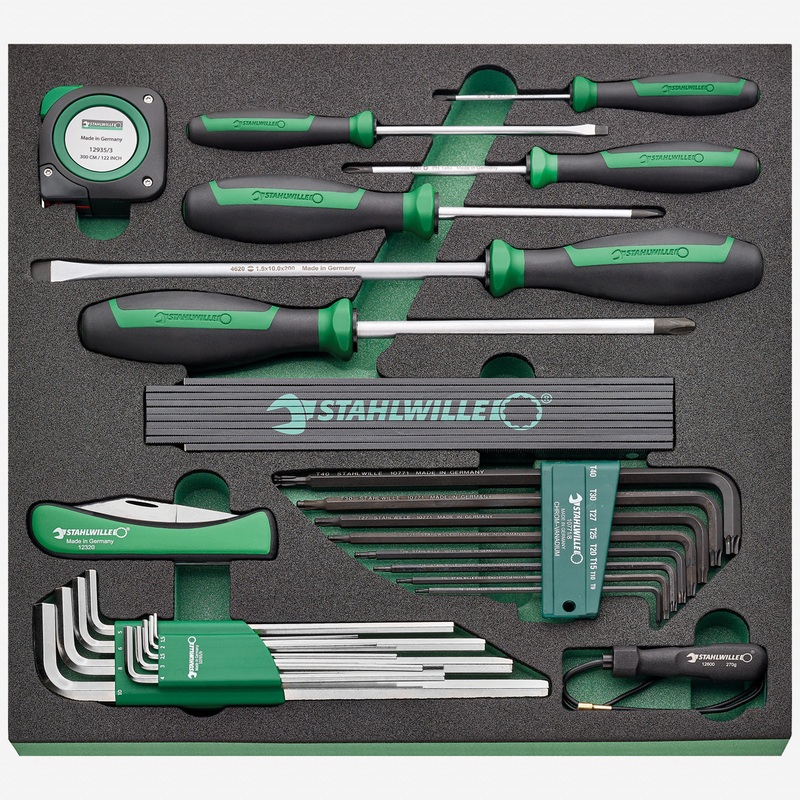 Stahlwille TCS 5 821/27 Screwdriver Set in Foam Tray, 28 Pieces