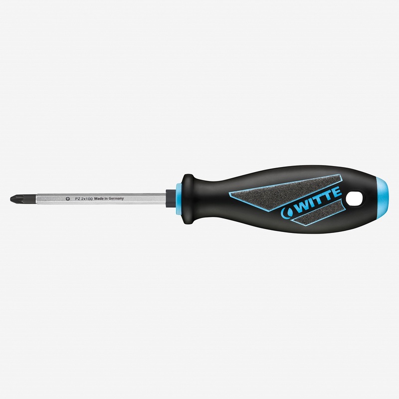 Witte Maxx Plus Pozidriv Screwdriver with Hex Blade, #2 x 125mm