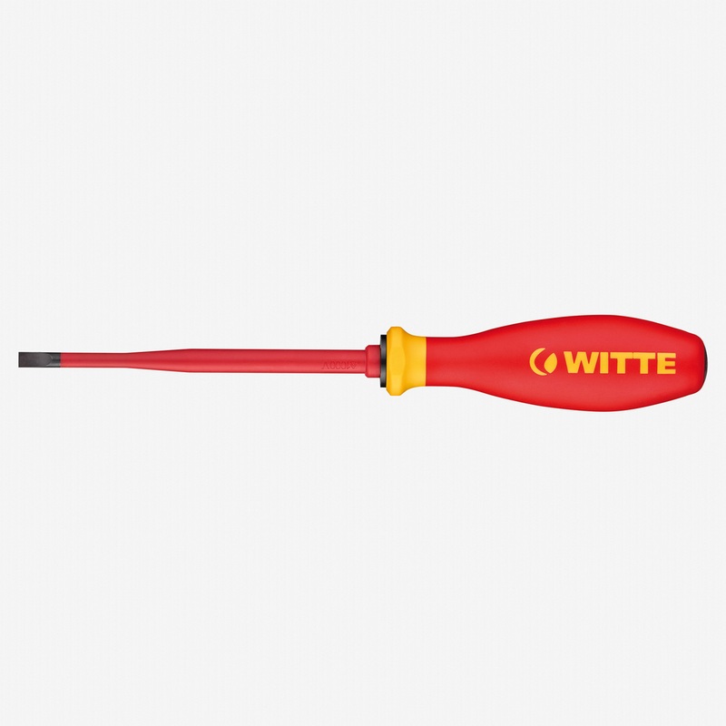 Witte Pro VDE Slim Slotted Screwdriver, 5.5 x 125mm
