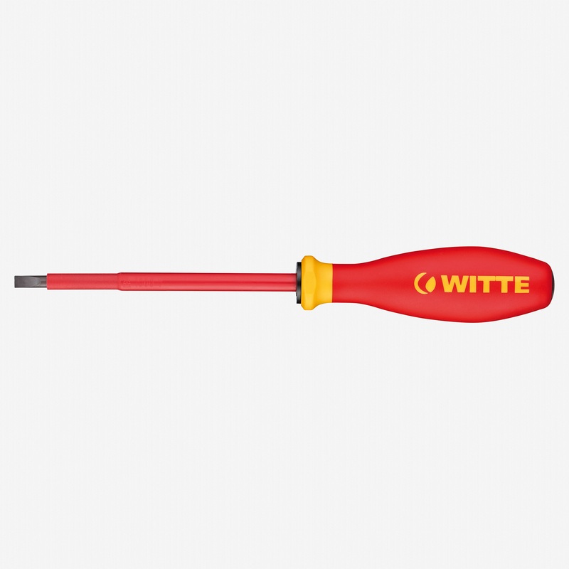 Witte Pro VDE Slotted Screwdriver, 8.0 x 175mm