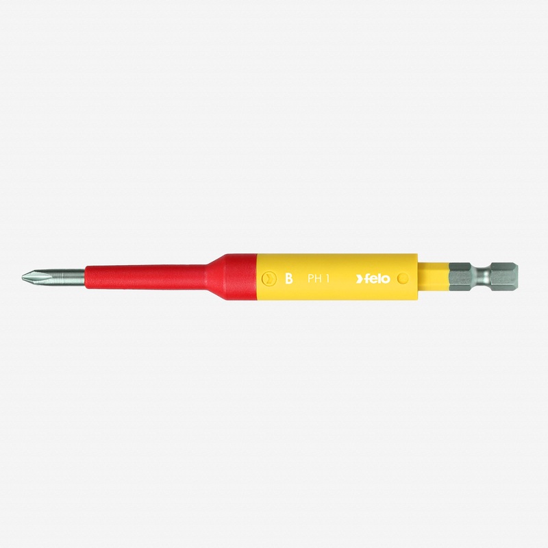 Felo Insulated Phillips VDE Safety Bit, #1 x 115mm