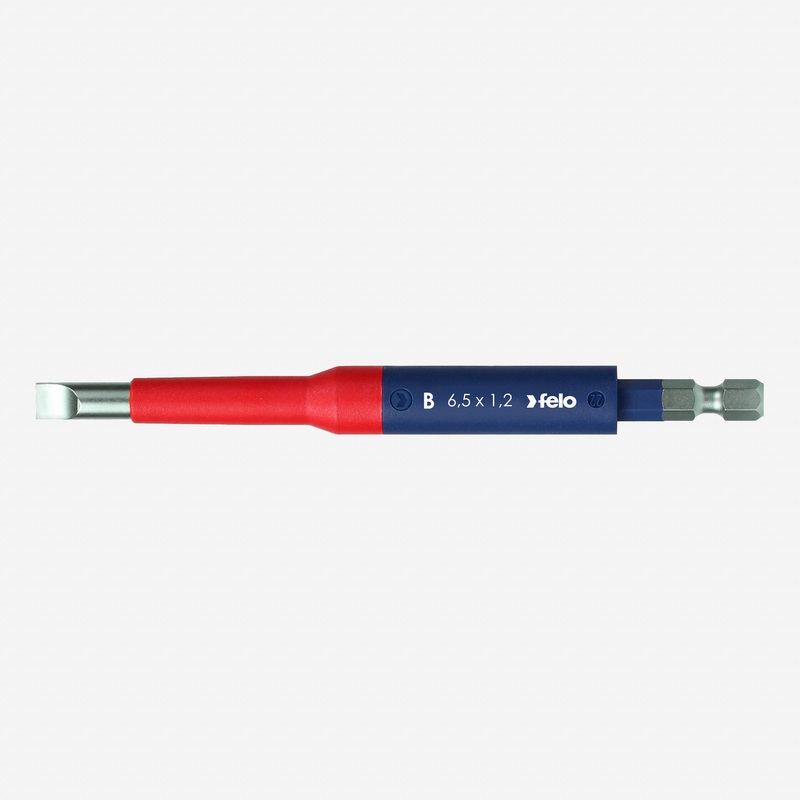 Felo Insulated Slotted VDE Safety Bit, 6.5 x 115mm
