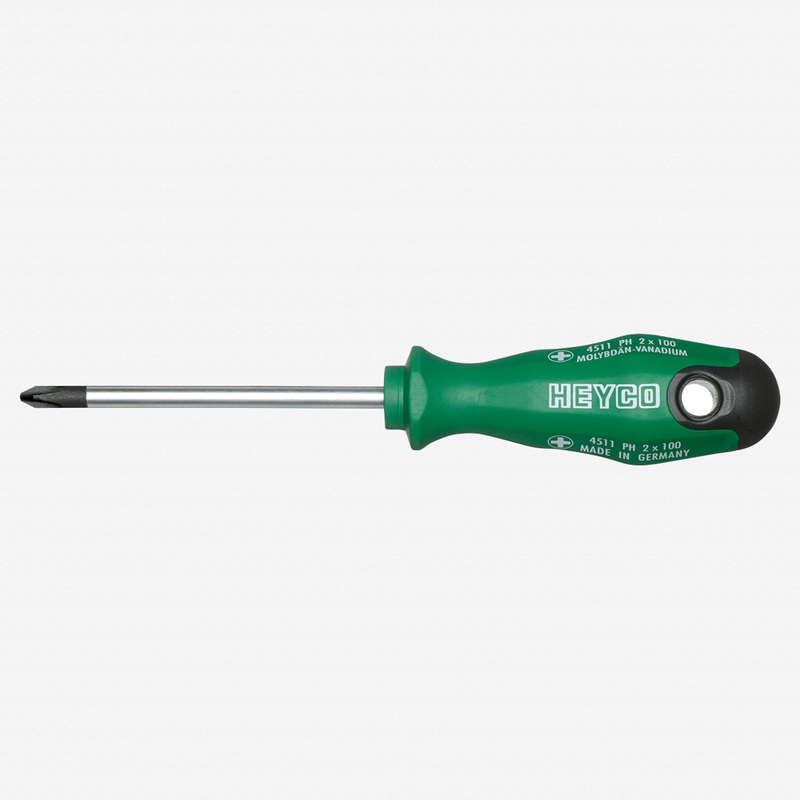 Heyco Phillips Screwdriver with 2K Handle, #0