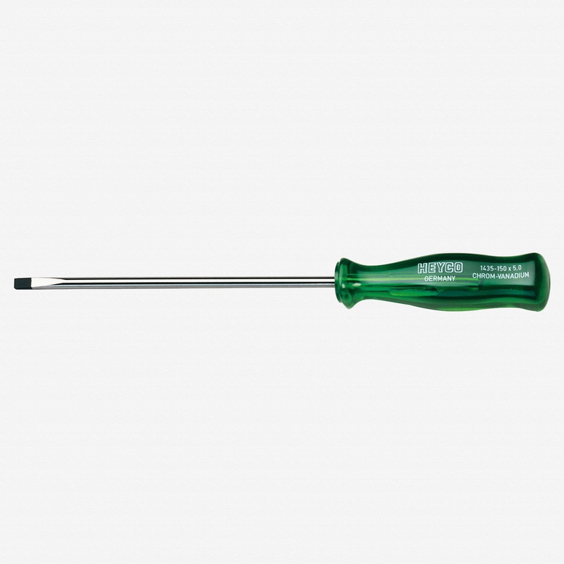 Heyco Slotted Screwdriver with Acetate Handle, 2.5 x 60mm