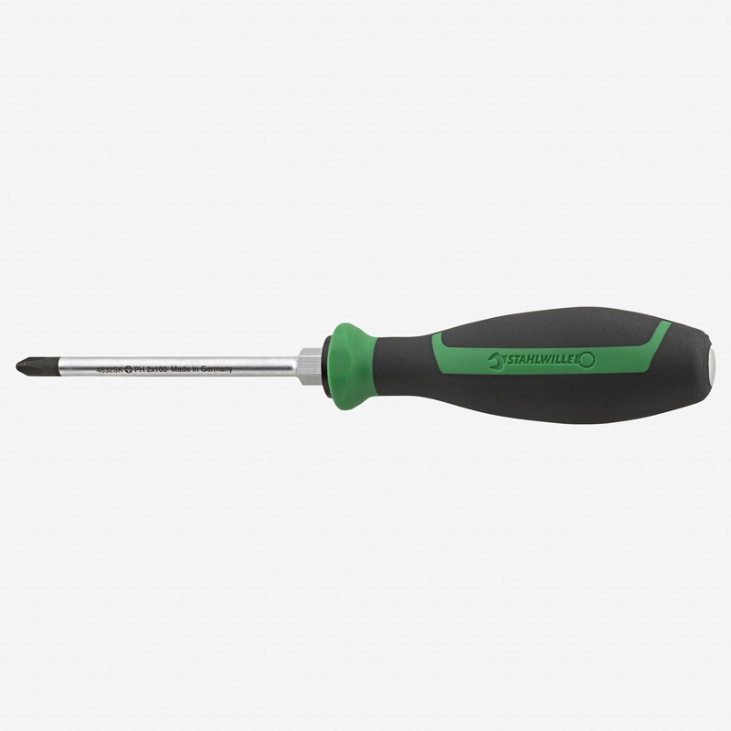 Stahlwille 4632SK DRALL+ Phillips Screwdriver with Impact Cap, #1 x 85 mm