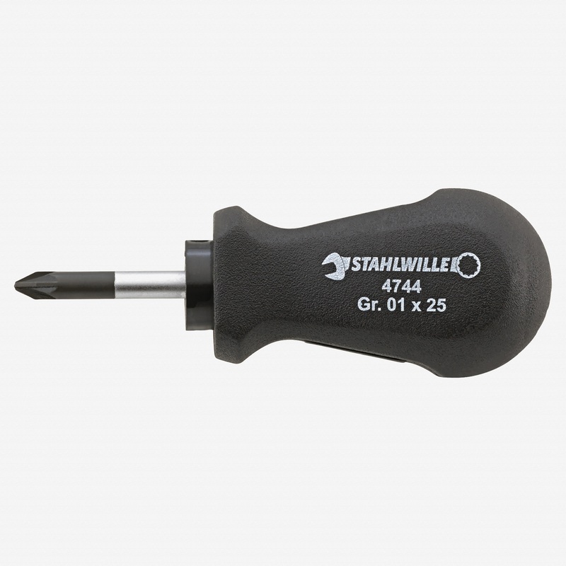 Stahlwille 4744 Pozidriv Stubby Screwdriver DRALL, #2