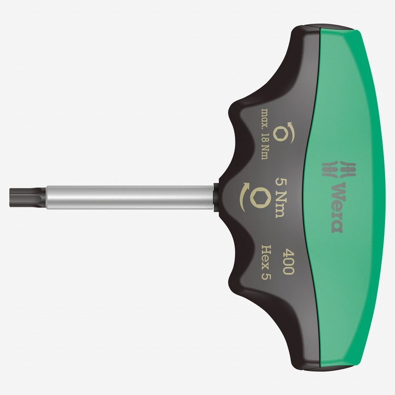 Wera 005081 5.0 Nm Fixed Torque Hex-Plus T-handle, 5.0 mm