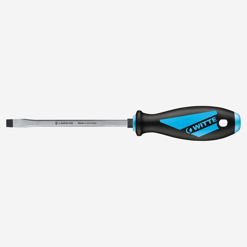Witte Maxx Keystone Slotted Screwdriver with Hex Blade, 12 x 225mm