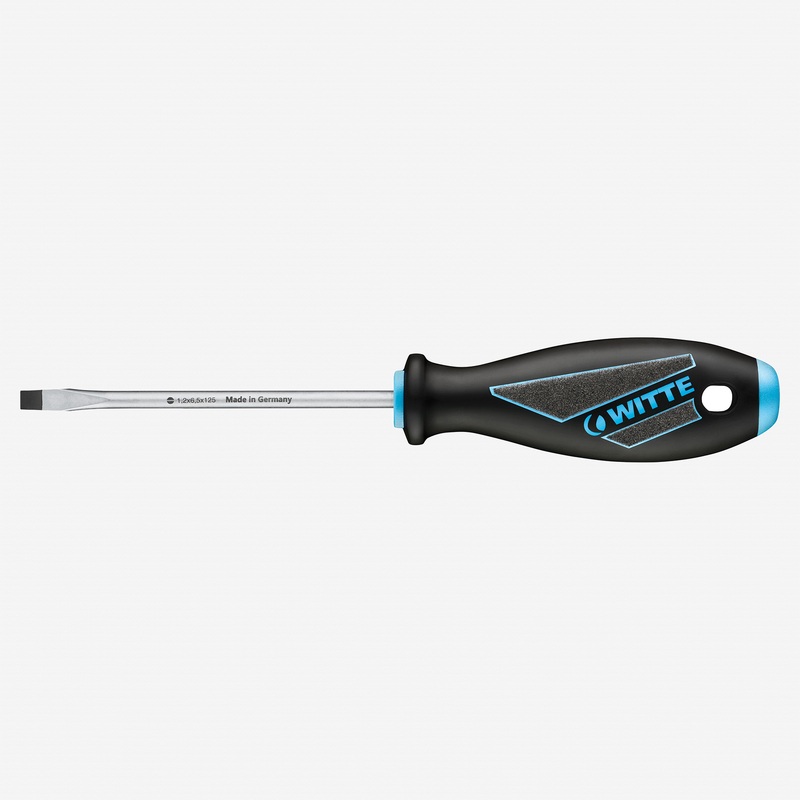 Witte Maxx Plus Keystone Slotted Screwdriver, 6.5 x 125mm