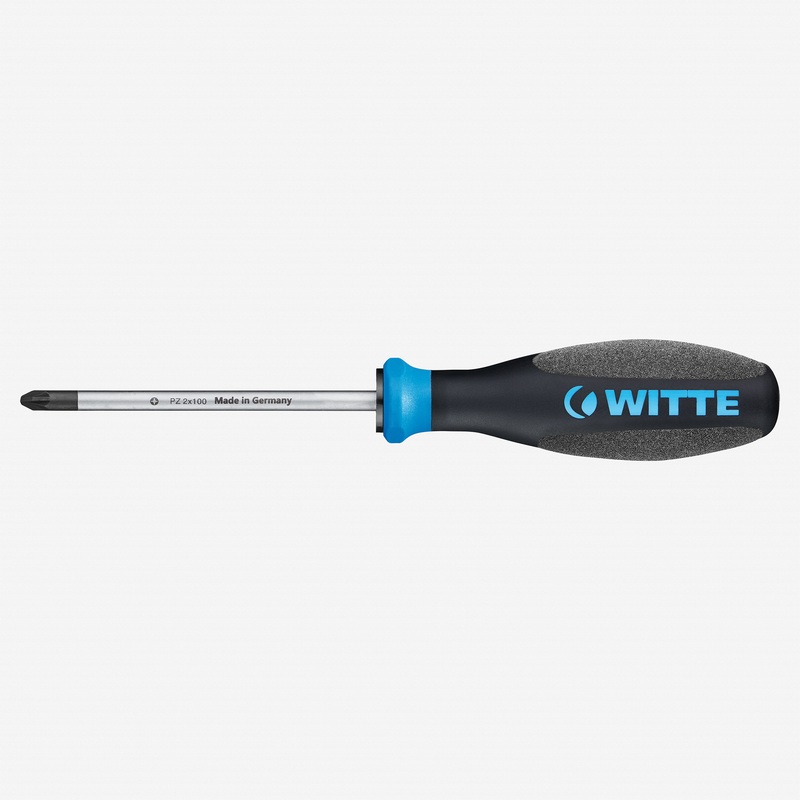 Witte Pro Plus Pozidriv Screwdriver, #1 x 80mm
