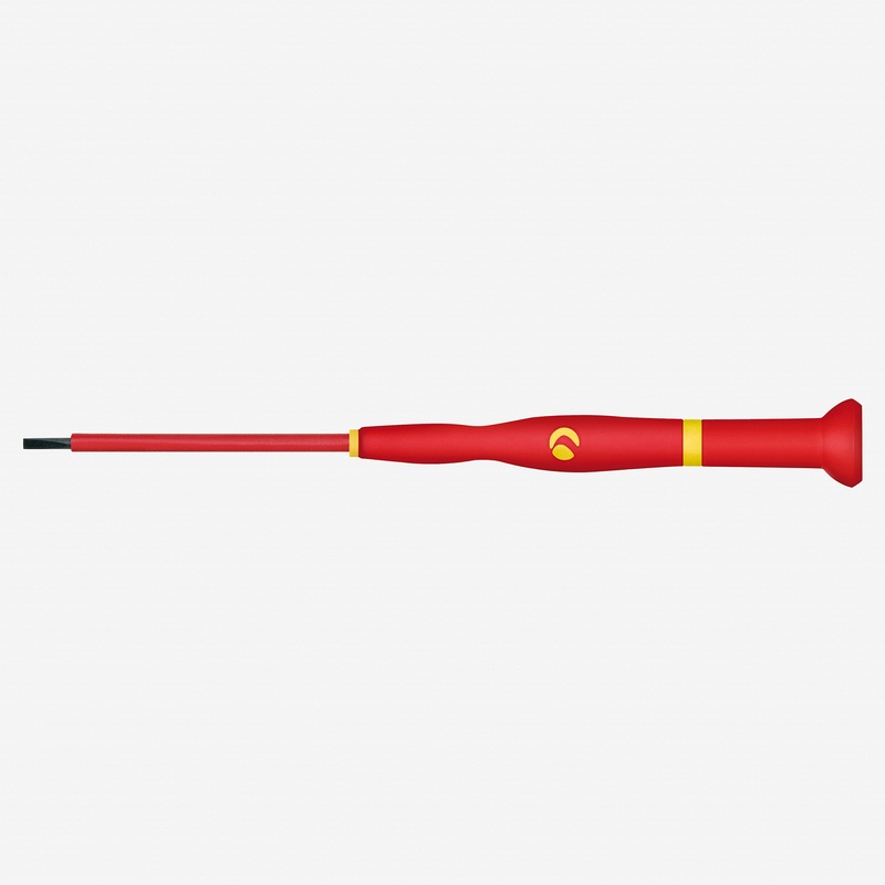 Witte Pro Wittron VDE Precision Slotted Screwdriver, 2.0 x 60mm