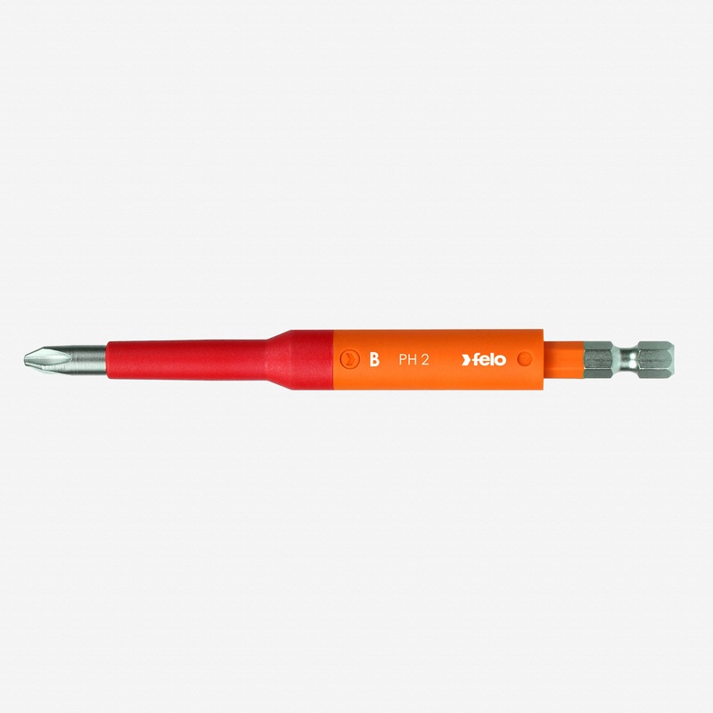 Felo Insulated Phillips VDE Safety Bit, #2 x 115mm