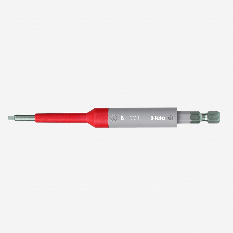 Felo Insulated Square VDE Safety Bit, #1 x 115mm