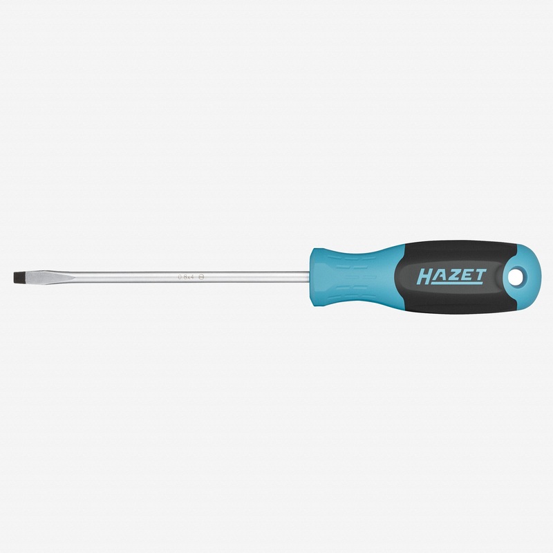 Hazet 811-40 Slotted Screwdriver with 3K Handle, 4.0 x 100 mm