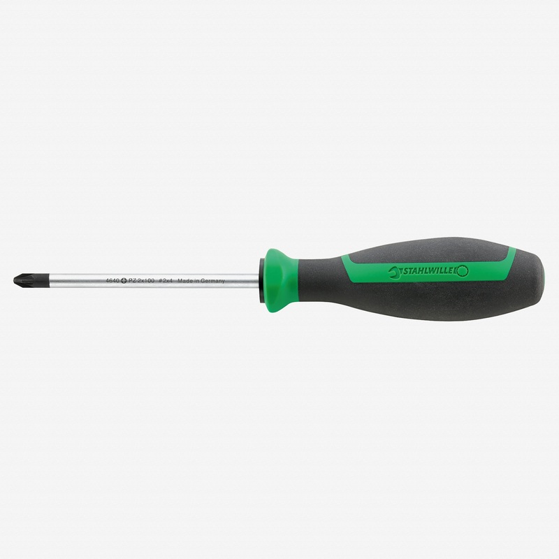 Stahlwille 4642 Pozidriv Screwdriver DRALL+, #2 x 100mm
