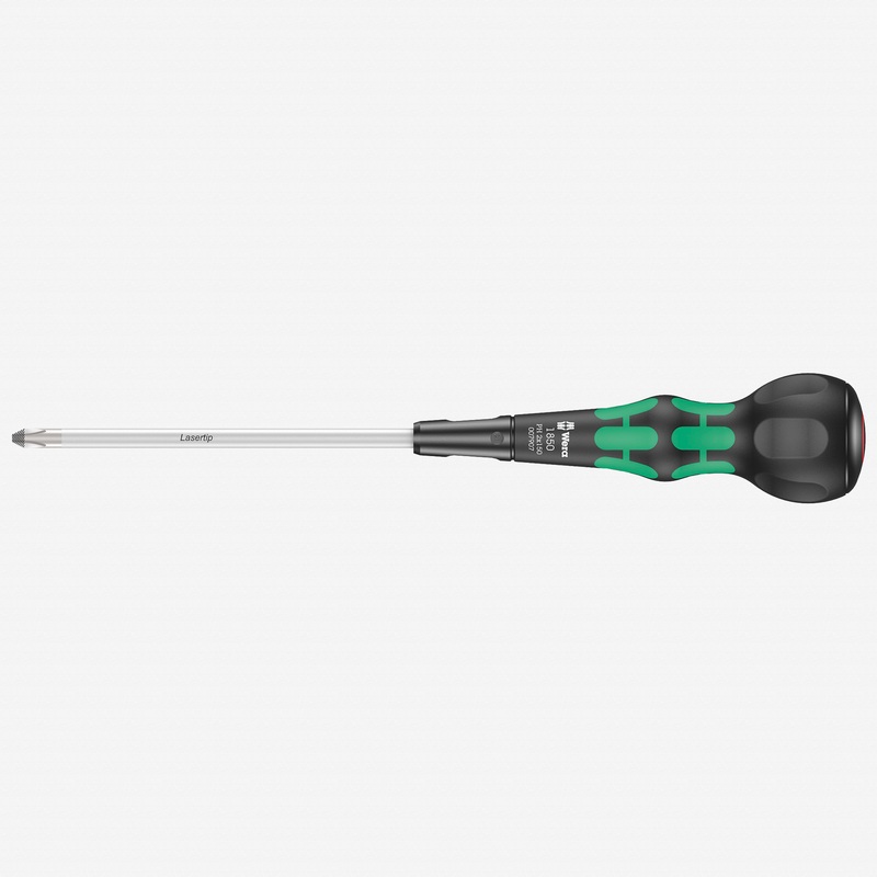 Wera 007907 Kraftform Ball-Grip Phillips Screwdriver, PH 2 x 150 mm