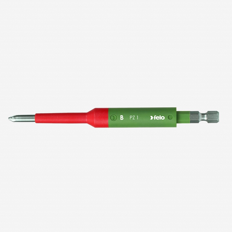 Felo Insulated Pozidriv VDE Safety Bit, #1 x 115mm