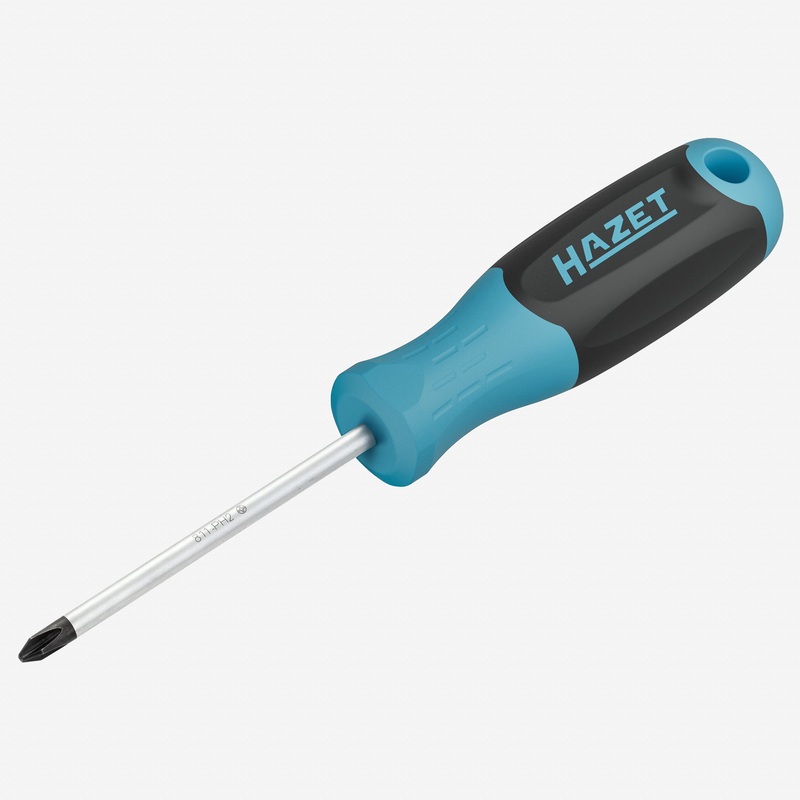 Hazet 811-PH2 Phillips Screwdriver with 3K Handle, 100 mm