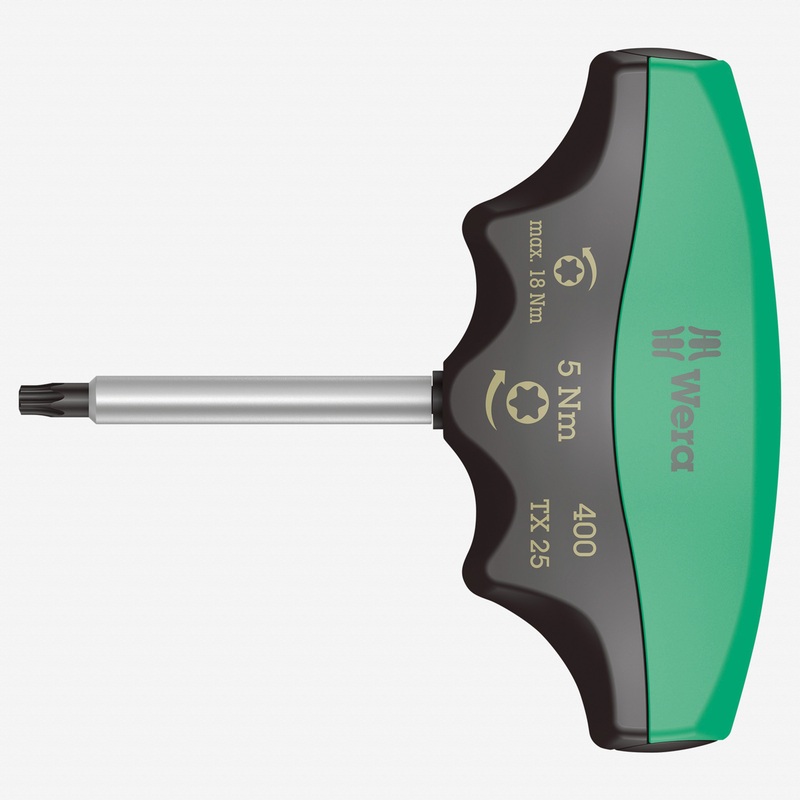 Wera 005091 5.0 Nm Fixed Torque Torx T-handle, T25