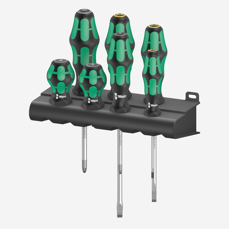 Wera 008901 Mix 2 300/7 Screwdriver Set, 7 Pieces