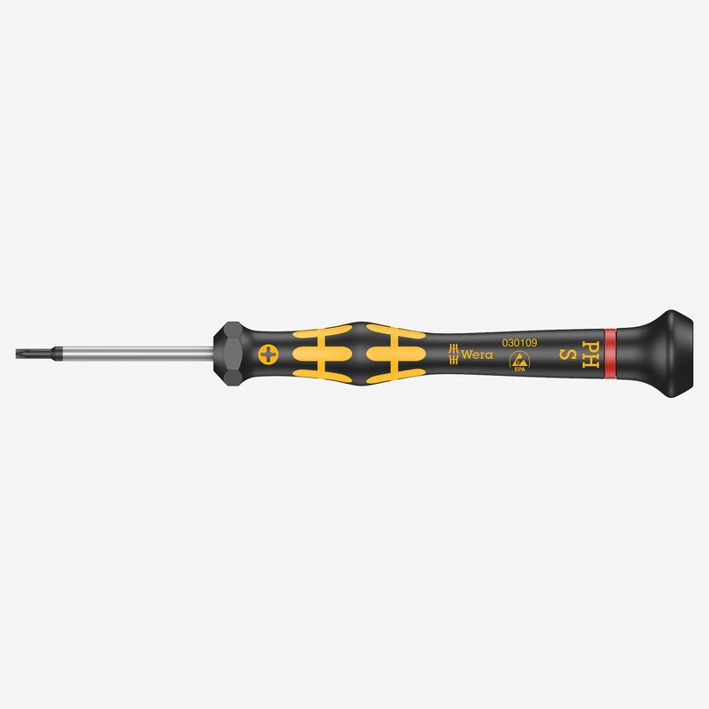 Wera 030109 PH/S ESD Kraftform Micro Screwdriver