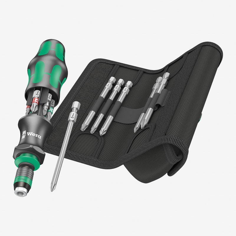 Wera 051017 Kraftform Kompakt 20 Tool Finder 2 Pouch Set, 13 Pieces