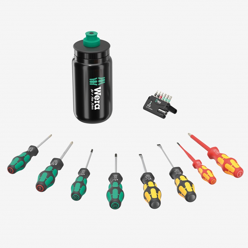 Wera 100028 9540 Kraftform XL Bottle Set, 17 Pieces