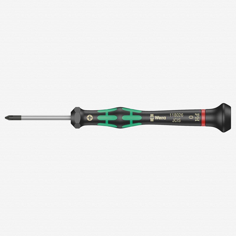 Wera 118026 PH #0 x 40mm Kraftform Micro Screwdriver