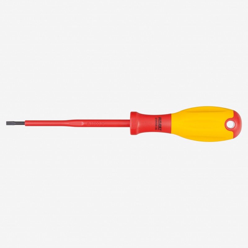 Hazet 810VDE-30 3 x 100mm Insulated Slotted Screwdriver