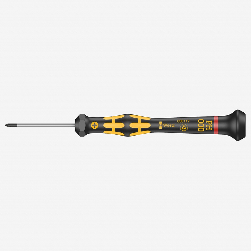 Wera 030117 PH #000 x 40mm ESD Safe Micro Phillips Screwdriver