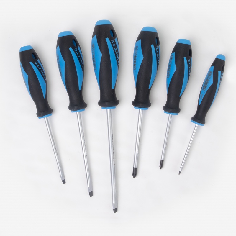 Witte Maxx Slotted and Phillips Screwdriver Set, 6 Pieces