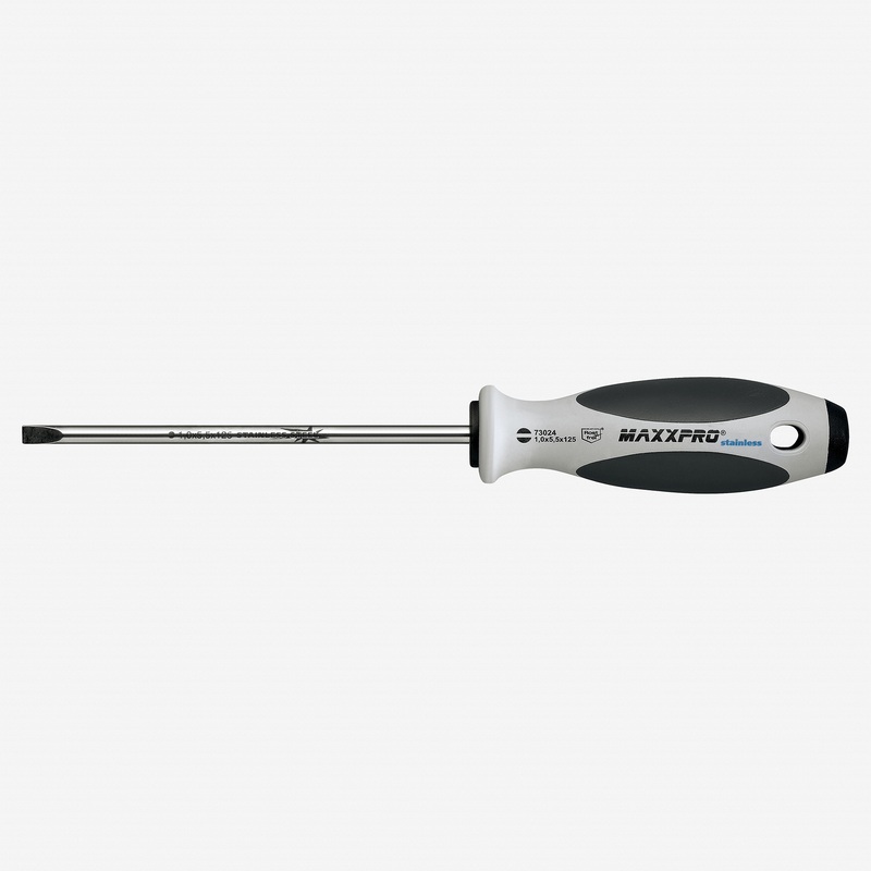 Witte MaxxPro Stainless Slotted Screwdriver, 4.0 x 100mm