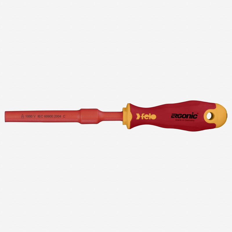 Felo Ergonic VDE Insulated M-Tec Nutdriver, 5.5  x 110 mm