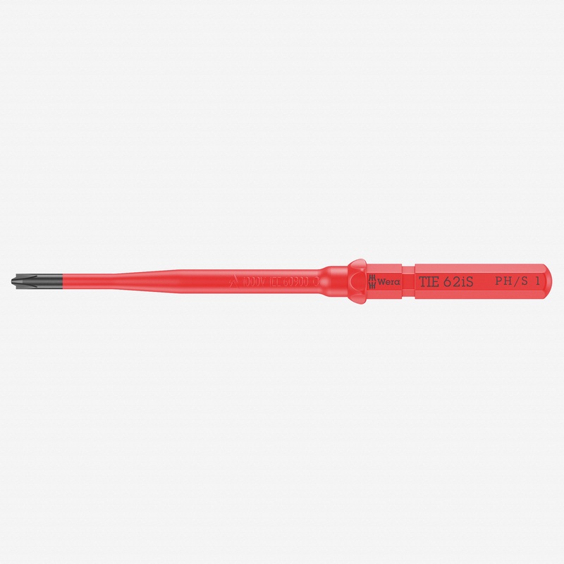 Wera 006516 KK VDE 62 iS Insulated Blade for Phillips/Slotted Screws, # 1 x 157 mm