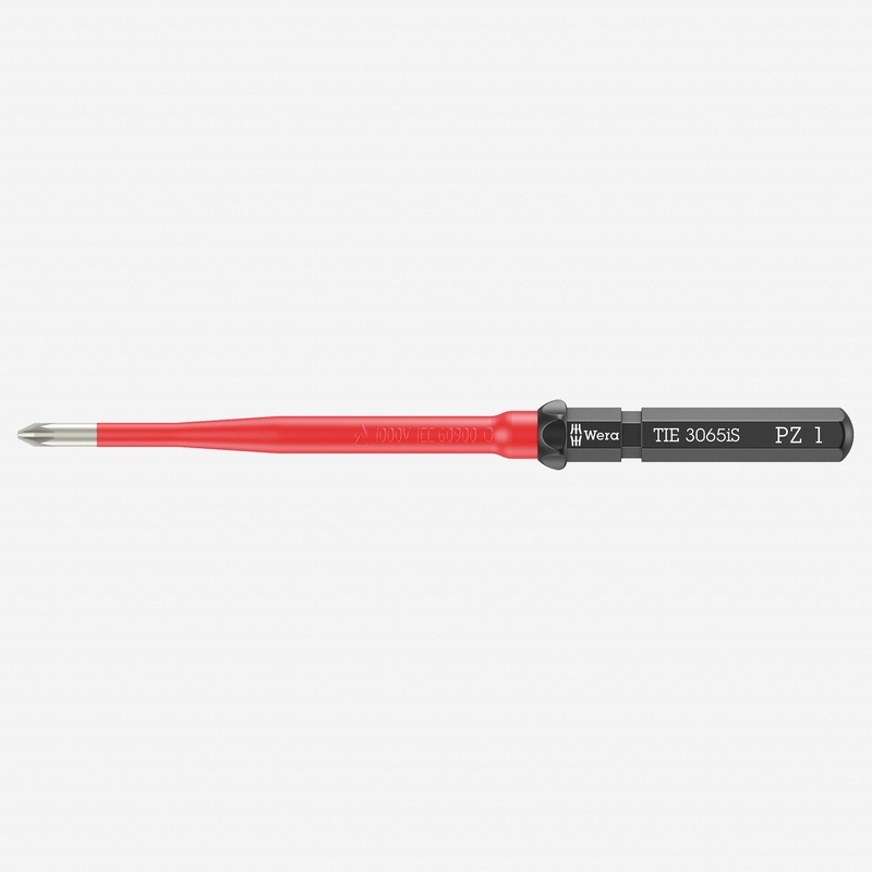 Wera 006526 KK VDE 65 iS Interchangeable Blade for Pozidriv Screws, PZ 1 x 157 mm