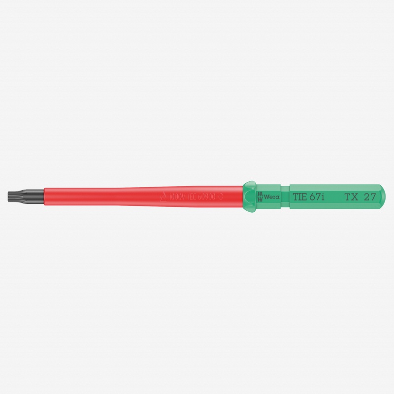 Wera 006538 KK VDE 67 i Interchangeable Blade for Torx Screws, TX 27 x 157 mm