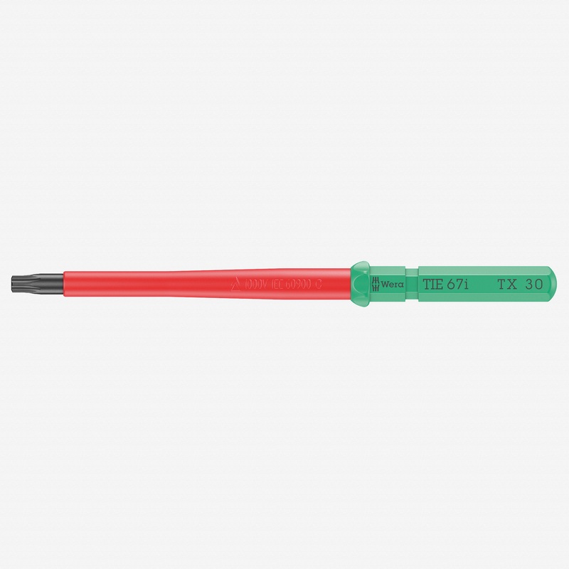 Wera 006539 KK VDE 67 i Interchangeable Blade for Torx Screws, TX 30 x 157 mm
