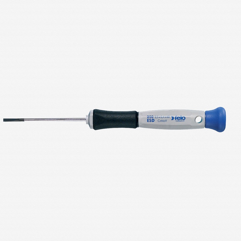 Felo 31806 ESD 1.5 x 60mm Precision Slotted Screwdriver