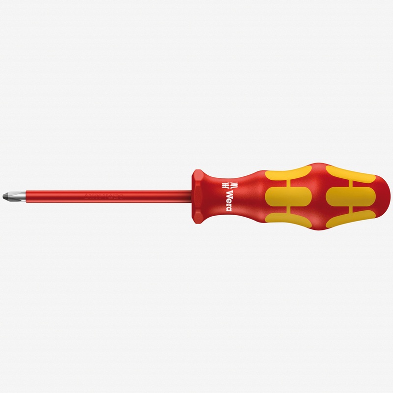Wera 006166 Kraftform Plus VDE Pozidriv Screwdriver, #3 x 150mm