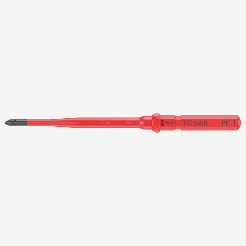 Wera 006512 KK VDE 62 iS Insulated Blade for Phillips Screws, PH 1 x 157 mm